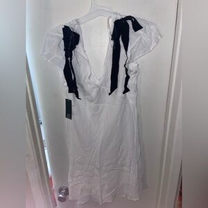 Wild Fable Women's Flutter Short Sleeve Mini A-Line Dress Medium Size NWT Cute